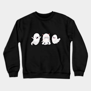 Cartoon cute ghost Crewneck Sweatshirt